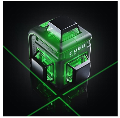 Уровень лазерный ADA CUBE 3-360 GREEN Professional Edition А00573