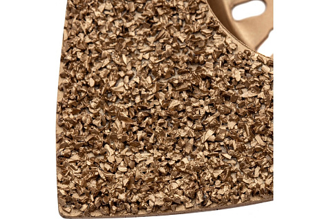 Насадка для МФИ шлифовальная дельтовидная по плитке и дереву 78мм HM DENZEL 782323