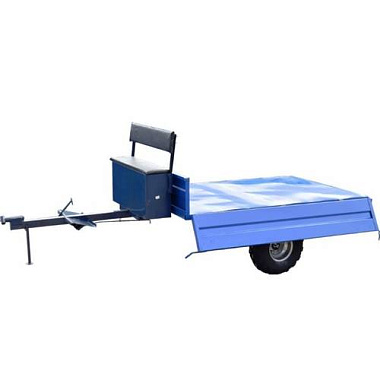Телега к мотоблоку 2-местная 650кг FORZA ТПМ 3-343