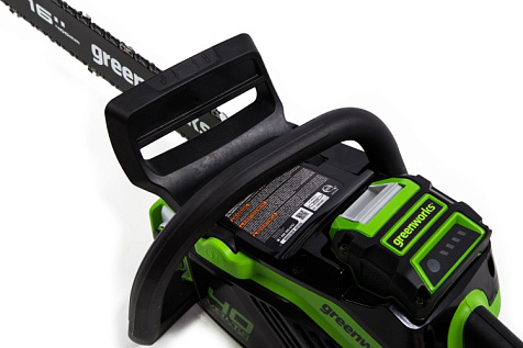 Пила цепная аккумуляторная GREENWORKS GD40CS18K5 1х5Ah 2005807UG