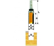 Фреза кромочная прямая ф15.8х26мм хв.8мм ЭНКОР 