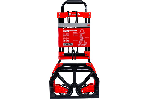 Тележка хозяйственная 80кг складная 2-х колесная стальная MATRIX 98207