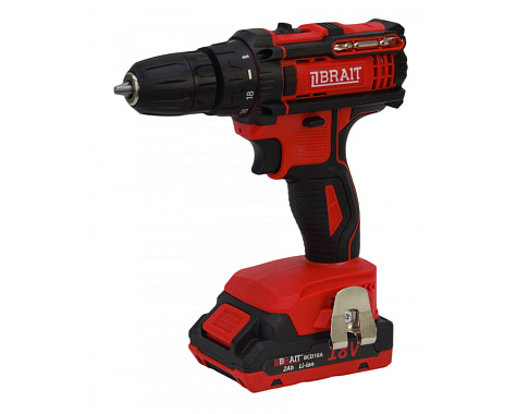 Дрель-шуруповерт аккумуляторная BRAIT BCD18A 2х2Ah