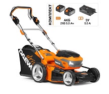 Газонокосилка самоходная аккумуляторная DAEWOO DLM 5042Li-S SET 2x5Ah
