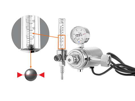 Регулятор расхода газа СВАРОГ У-30/АР-40-П-220-Р манометр с поверкой