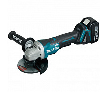 Шлифмашина угловая аккумуляторная MAKITA DGA 508RME 2х4Ah