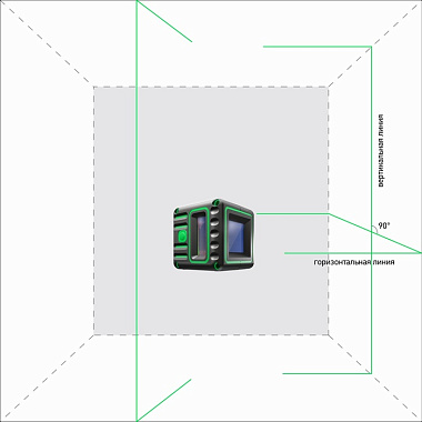 Уровень лазерный ADA CUBE 3D GREEN Basic Edition А00766