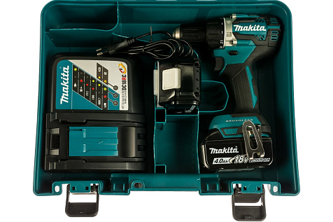 Дрель-шуруповерт аккумуляторная MAKITA DDF 484RME 2х4Ah