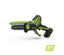 Пила цепная аккумуляторная GREENWORKS G24MCS10 без АКБ и ЗУ 2008207
