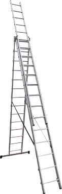 Лестница-стремянка 3-секционная алюминиевая Новая Высота NV1230 3х14