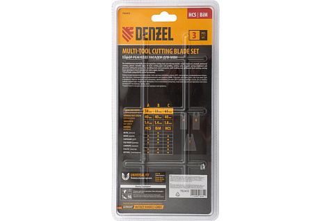 Набор насадок для МФИ 3шт DENZEL 782403