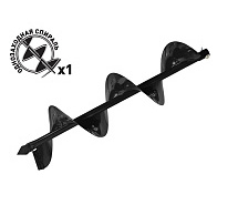 Бур почвенный 200x800мм CARVER 01.003.00016