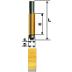 Фреза кромочная прямая ф19х25.6мм хв.12мм ЭНКОР