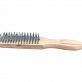 Щетка металлическая 6-рядная с деревянной ручкой SPARTA 748265
