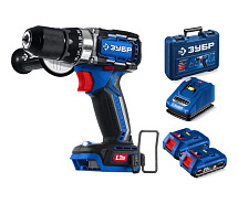 Дрель-шуруповерт аккумуляторная LMS ЗУБР Профи DB-70-22 2х2Ah