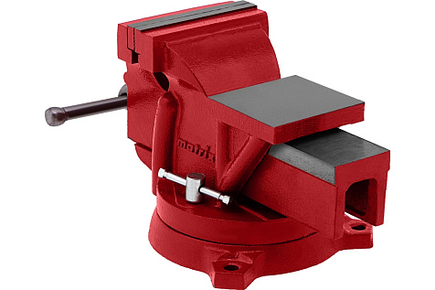 Тиски слесарные 125мм поворотные с наковальней MATRIX 18601