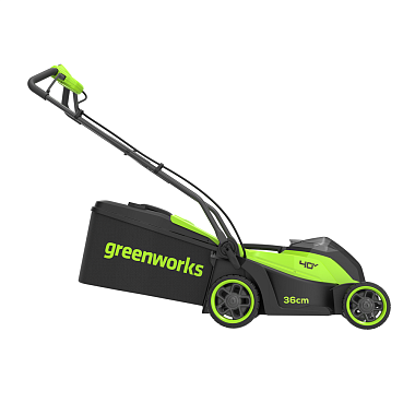 Газонокосилка аккумуляторная GREENWORKS GD40LM361K4 1х4Ah 2520807UB
