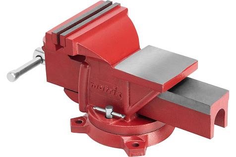Тиски слесарные 150мм поворотные с наковальней MATRIX 18602