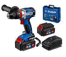Дрель-шуруповерт ударная аккумуляторная ЗУБР Профи DBS-201-42 2х4Ah