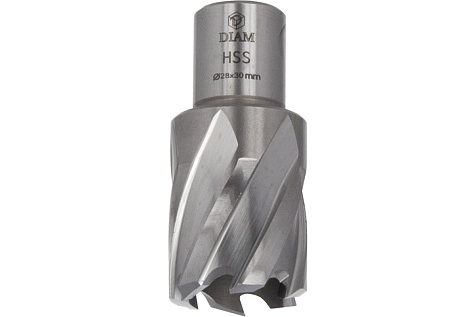 Сверло корончатое по металлу 28х30мм HSS WELDON 19 DIAM Extra Line 320298