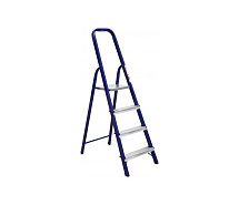 Стремянка стальная 4 ступени профиль 30х20мм АЛЮМЕТ ML8304