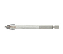 Сверло по стеклу и керамике 10мм 4-х резцовый HEX 1/4" БАРС 72809 (снято с произ-ва)
