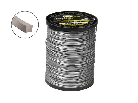 Леска триммерная (квадратная) 2,4мм 398м Ultra-pro Alulon REZER 03.007.00005