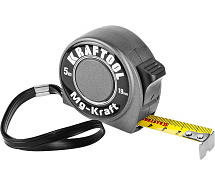 Рулетка 5м х 19мм нейлоновое покрытие ударопрочная KRAFTOOL MG-Kraft 34129-05-19