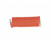 Шланг спиральный пневматический 8х12м 18бар 10м (быстросъём 1/4") STELS 57015