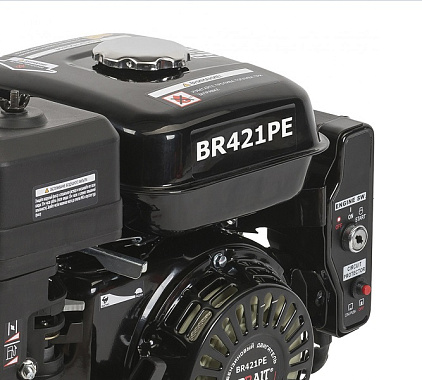 Двигатель бензиновый BRAIT BR421PE (15.0л.с.,вал под шпонку 25мм,электростартер)