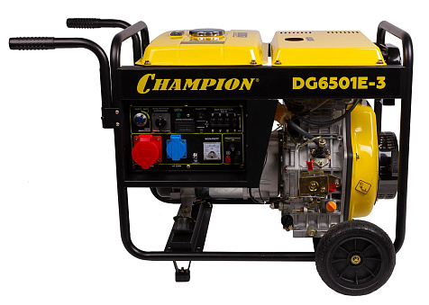 Генератор дизельный CHAMPION DG 6501E-3