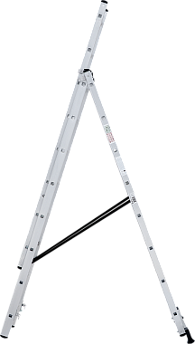 Лестница-стремянка 3-секционная алюминиевая Новая Высота Стандарт NV1230 3х8