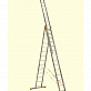 Лестница-стремянка 3-секционная алюминиевая 3х14 Профи АЛЮМЕТ P3 9314
