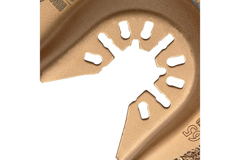 Насадка для МФИ режущая полукруглая по плитке и дереву 65мм HM DENZEL 782325