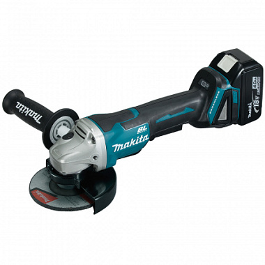 Шлифмашина угловая аккумуляторная MAKITA DGA 508RME 2х4Ah