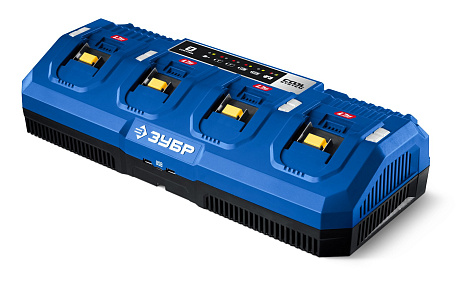 Устройство зарядное 20V 4х9Ah Li-lon LMS 4-портовое ЗУБР Профи Turbo Charge TC-20-4