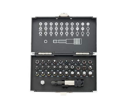 Набор бит 1/4" 32предмета в кейсе GROSS 11363