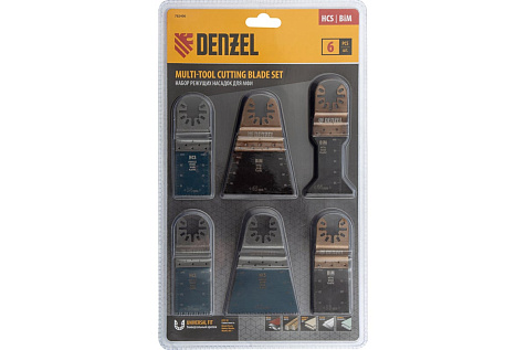 Набор насадок для МФИ 6шт DENZEL 782406