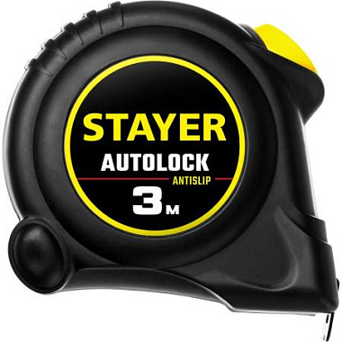 Рулетка 3м х 16мм с автостопом STAYER АutoLock 2-34126-03-16_z02