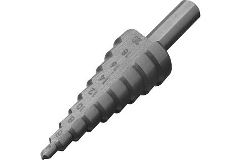 Сверло ступенчатое 4-20мм 9ступеней HSS СИБРТЕХ 723012