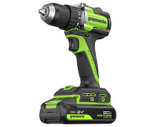 Дрель-шуруповерт аккумуляторная GREENWORKS DD560 2х2Ah 3708407CUC