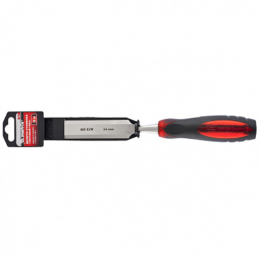 Стамеска-долото плоская 24мм обрезиненная рукоятка "Тигровый глаз" MATRIX 24517