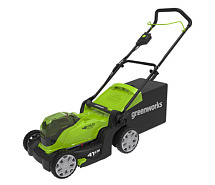 Газонокосилка аккумуляторная GREENWORKS G24X2LM41K2 2х4Ah 2512607UD