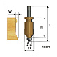 Фреза кромочная фигурная ф22.2х41мм хв.12мм ЭНКОР