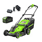 Газонокосилка аккумуляторная GREENWORKS GD40LM411K4 1х4Ah 2521007UB