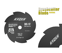 Нож 8-зубовый 255х25,4мм для бензокос REZER ВС-17