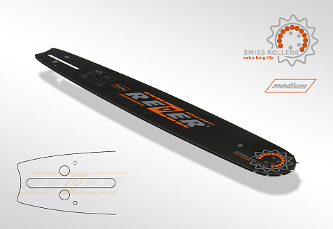 Шина пильная REZER 405L 9В 16"