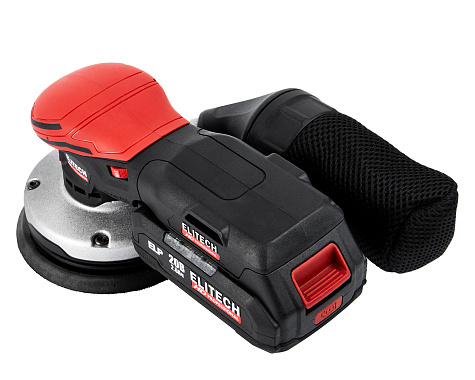 Шлифмашина эксцентриковая аккумуляторная ELITECH HD COS 2012SL 2x2Ah