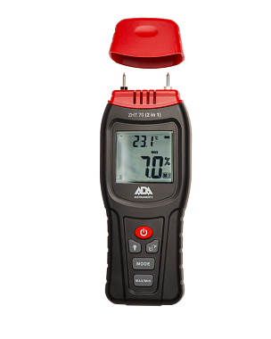 Измеритель влажности и температуры контактный ADA ZHT 70 (2 in1) А00518