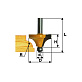 Фреза кромочная калевочная ф44.5х22мм r15.8 хв.12мм ЭНКОР